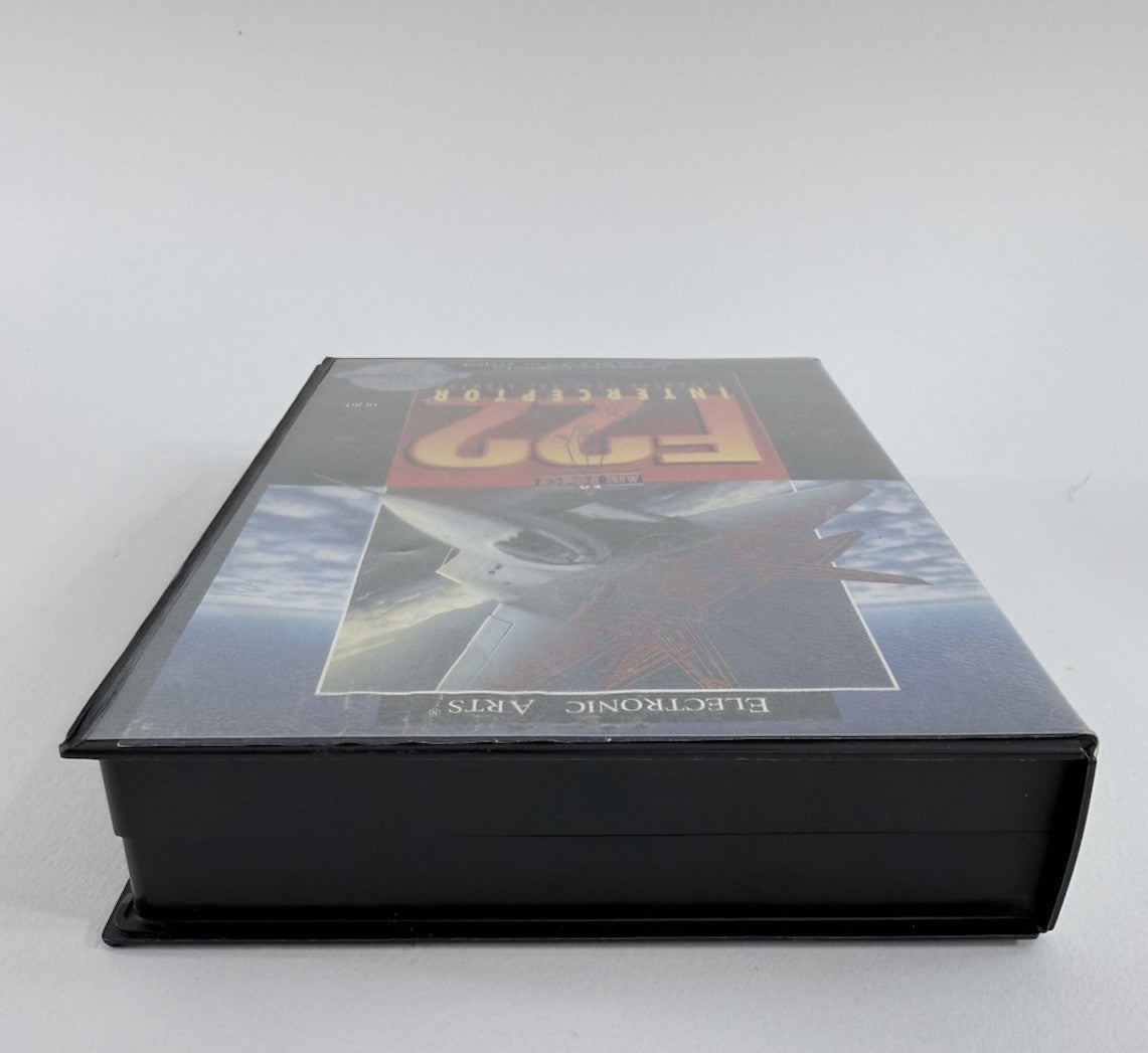 F22 Interceptor (Sega Genesis, 1991) Game, Case, Manual - Tested and Working