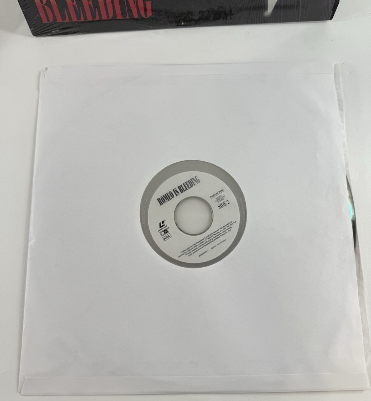 Romeo Is Bleeding (Laserdisc, 1994) Extended CLV Deluxe Widescreen Edition