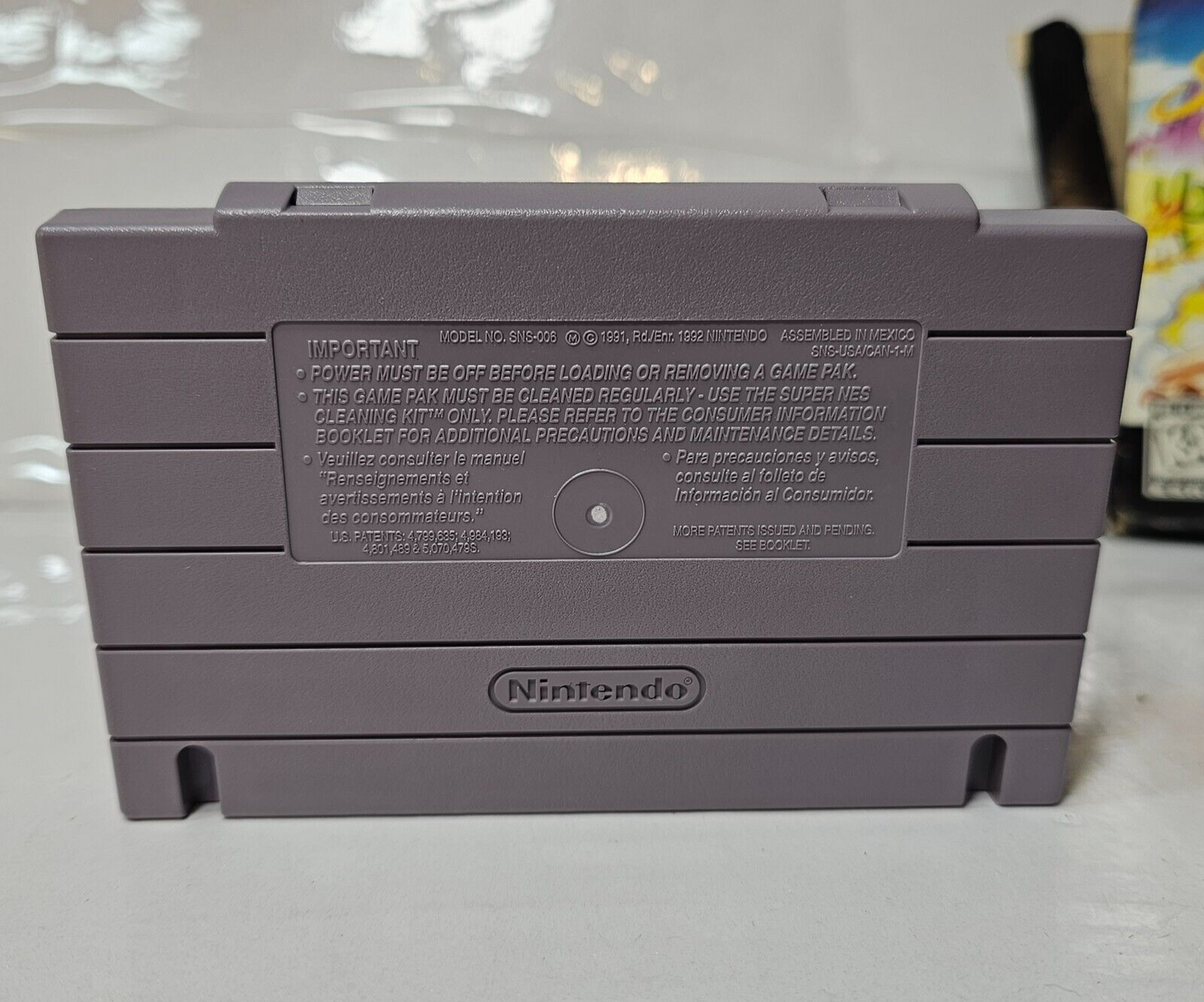 Speedy Gonzales: Los Gatos Bandidos (Nintendo SNES, 1997) Game Box Manual Insert