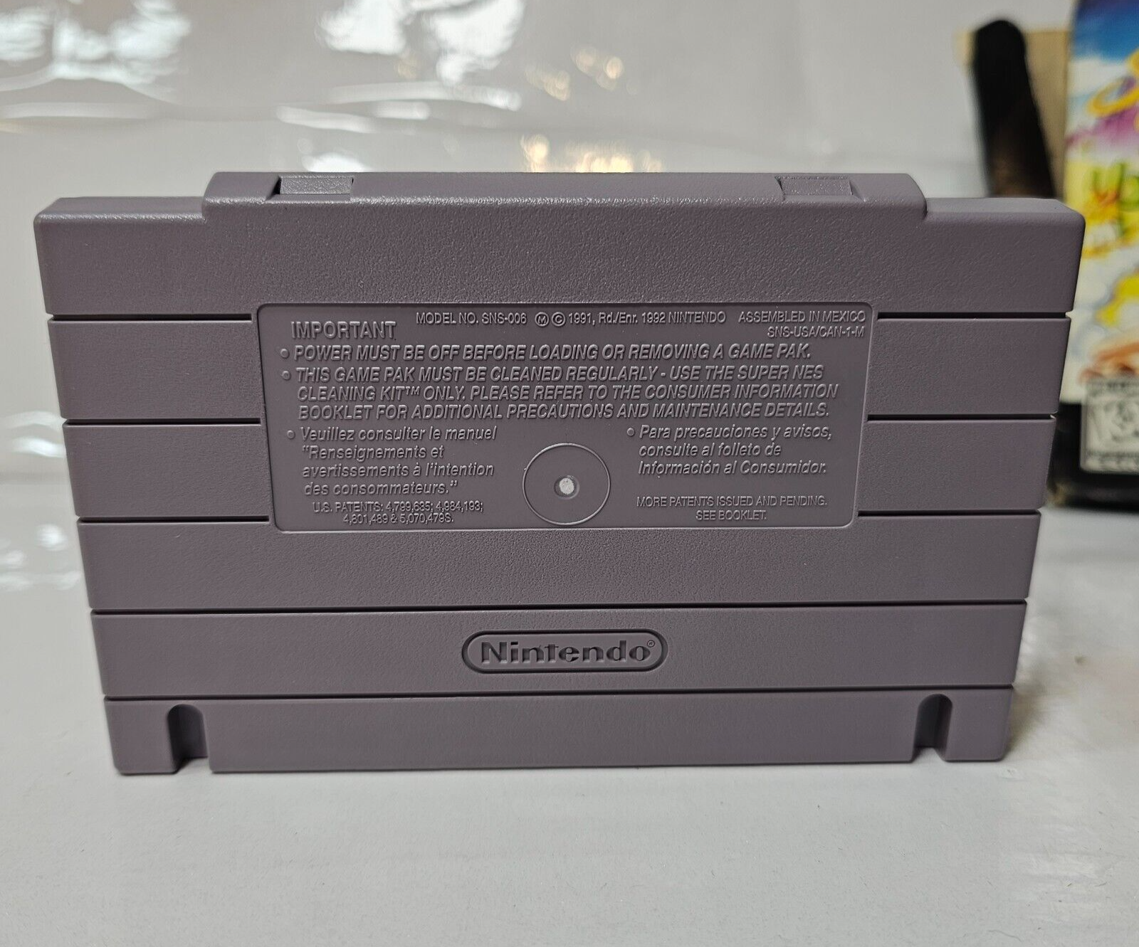 Speedy Gonzales: Los Gatos Bandidos (Nintendo SNES, 1997) Game Box Manual Insert