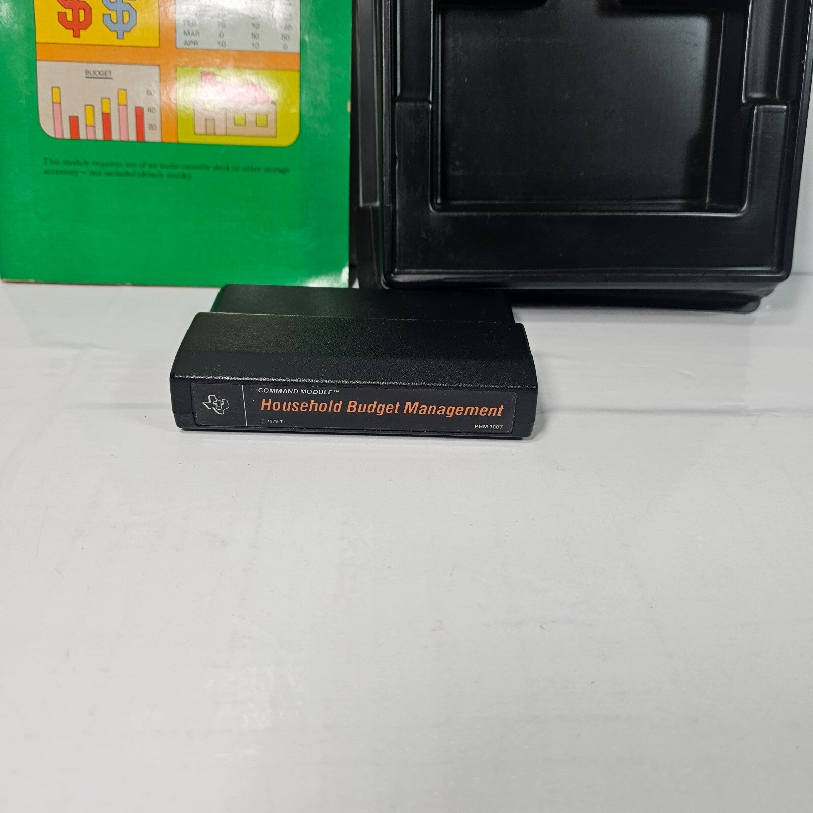 Household Budget Management (Texas Instruments TI99/4a, 1979) Cartridge & Manual