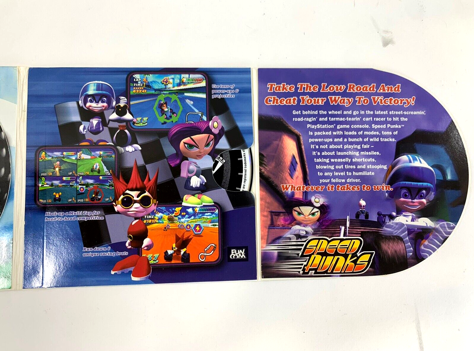 Hot Shots Golf 2 and Speed Punks (Sony PlayStation, 2000) Demo Discs & Sleeve