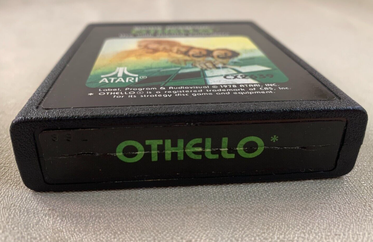 Othello (Atari 2600, 1978) Game Cartridge - Tested and Working