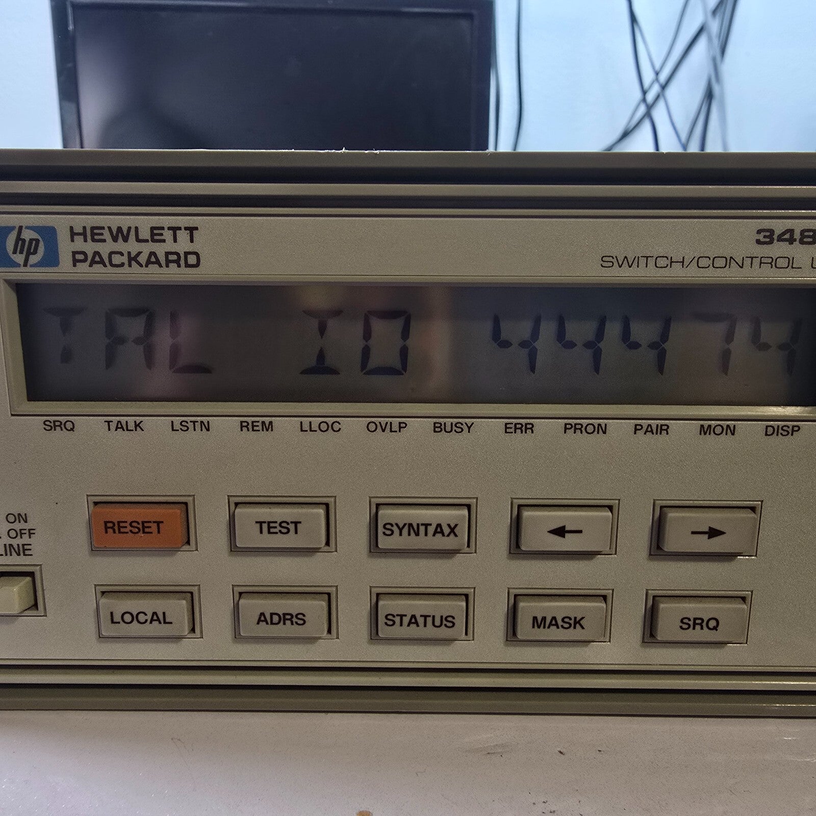 HP Agilent 44474A Digital Input/Output Switch Module - Tested and Working (1126)