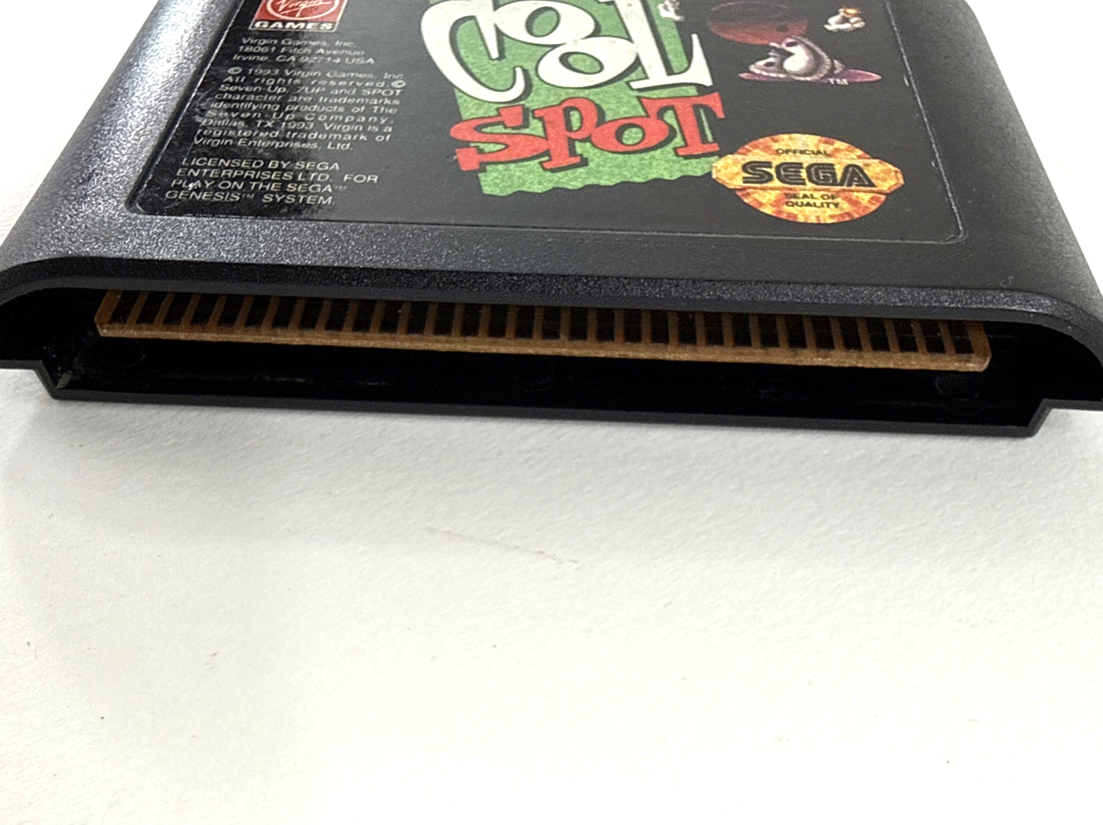 Cool Spot (Sega Genesis, 1993) Game Cartridge - Tested and Working