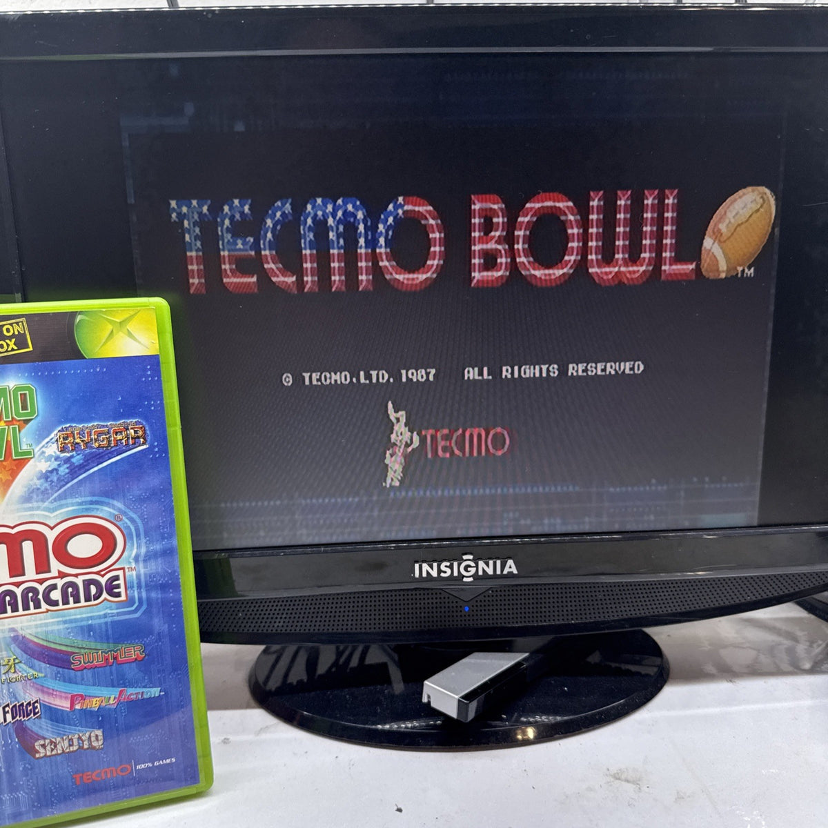 Tecmo Classic Arcade (Xbox, 2005) Game Case Manual Registration - Tested