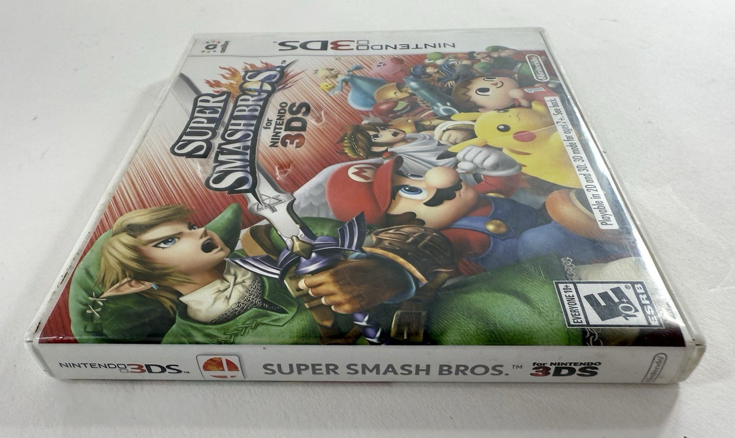 Super Smash Bros (Nintendo 3DS, 2014) Replacement Case and Manual Only