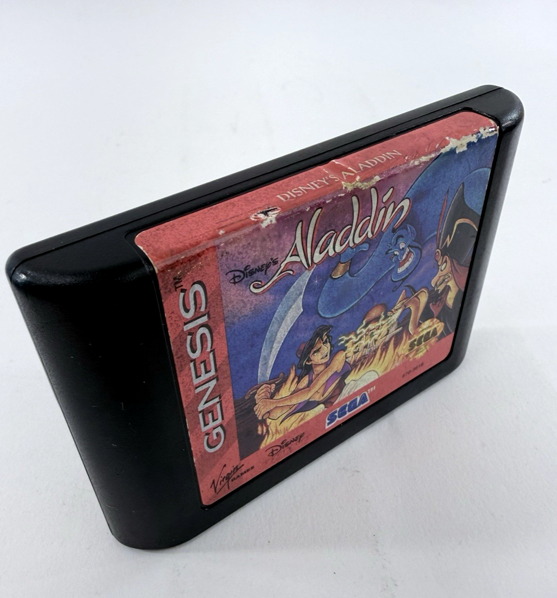 Disney's Aladdin (Sega Genesis, 1993) Game Cartridge - Tested and Working