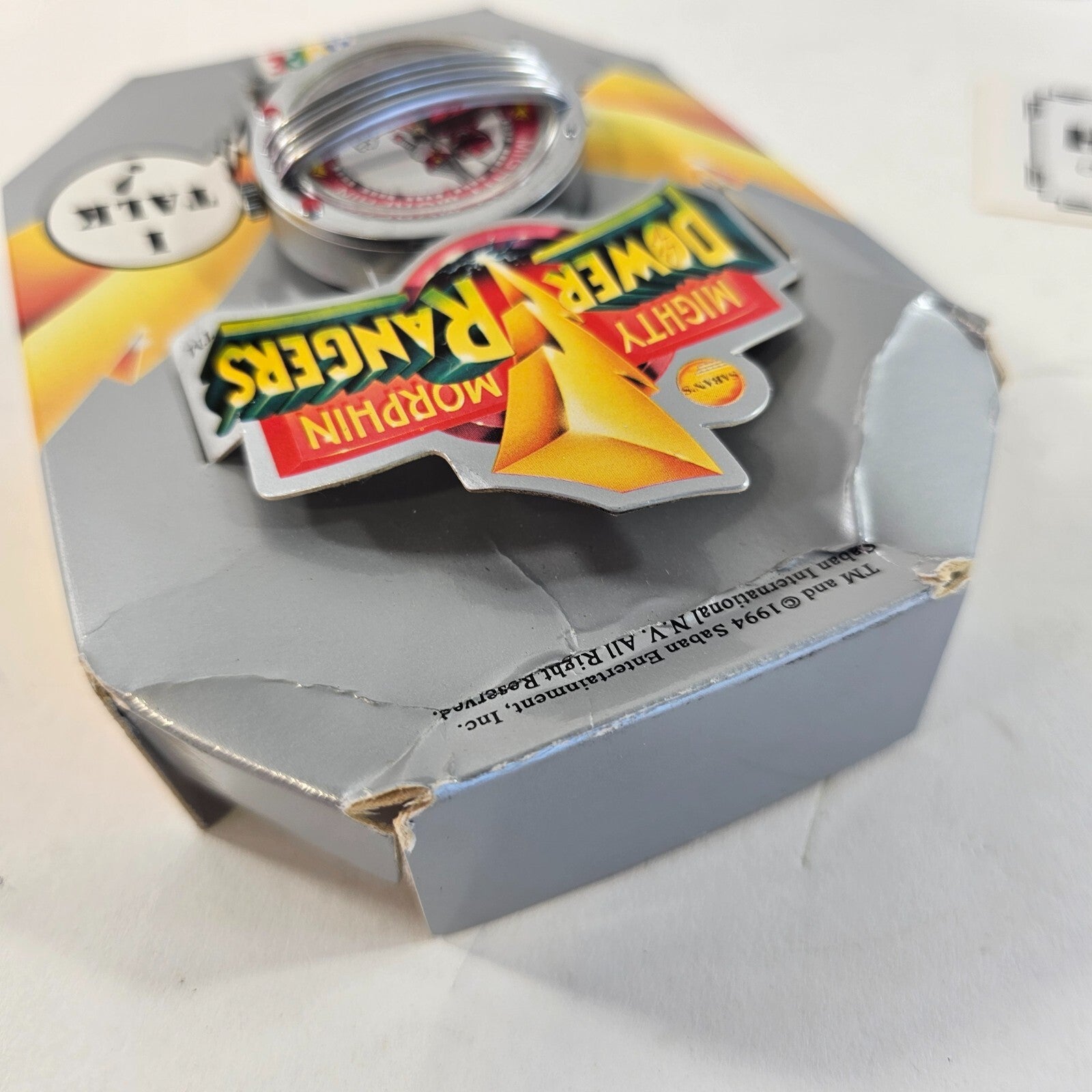 Saban 1994 Mighty Morphin' Power Rangers Pink Ranger Watch and Collector Tin