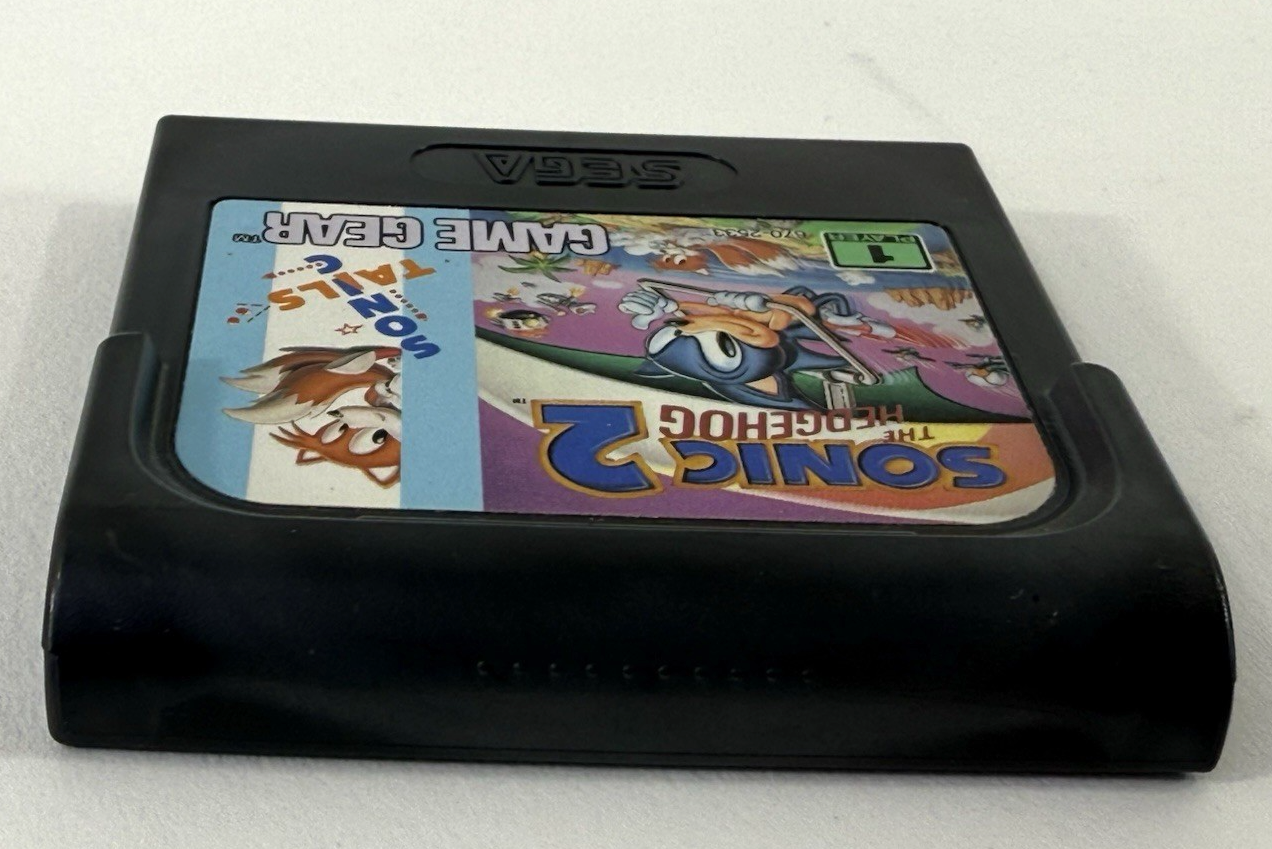 Sonic the Hedgehog 2 (Sega Game Gear, 1992) Game Cartridge - Tested