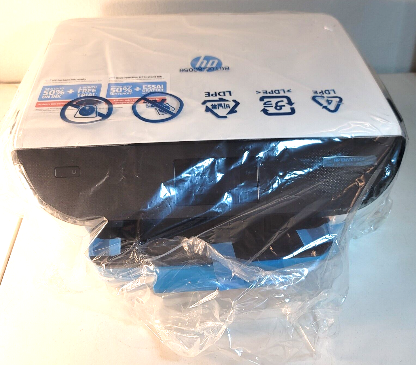 HP Envy 5544 All-in-One Wireless Social Media Snapshot Printer - New, Open Box