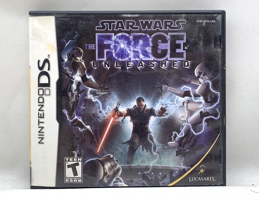 Star Wars: The Force Unleashed (Nintendo DS, 2008) Case Manual Insert - No Game
