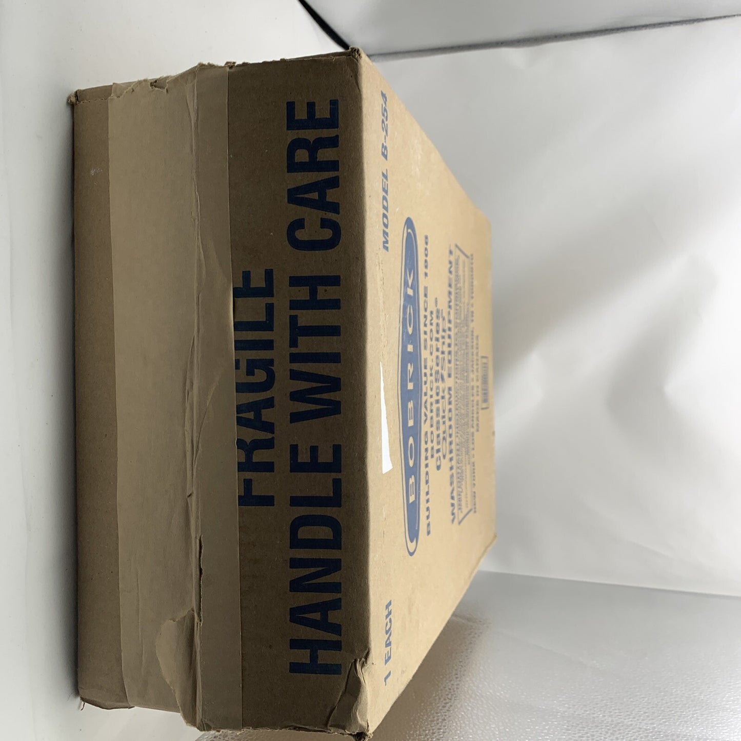 Bobrick B-254 Surface Mount Sanitary Napkin Disposal Receptacle