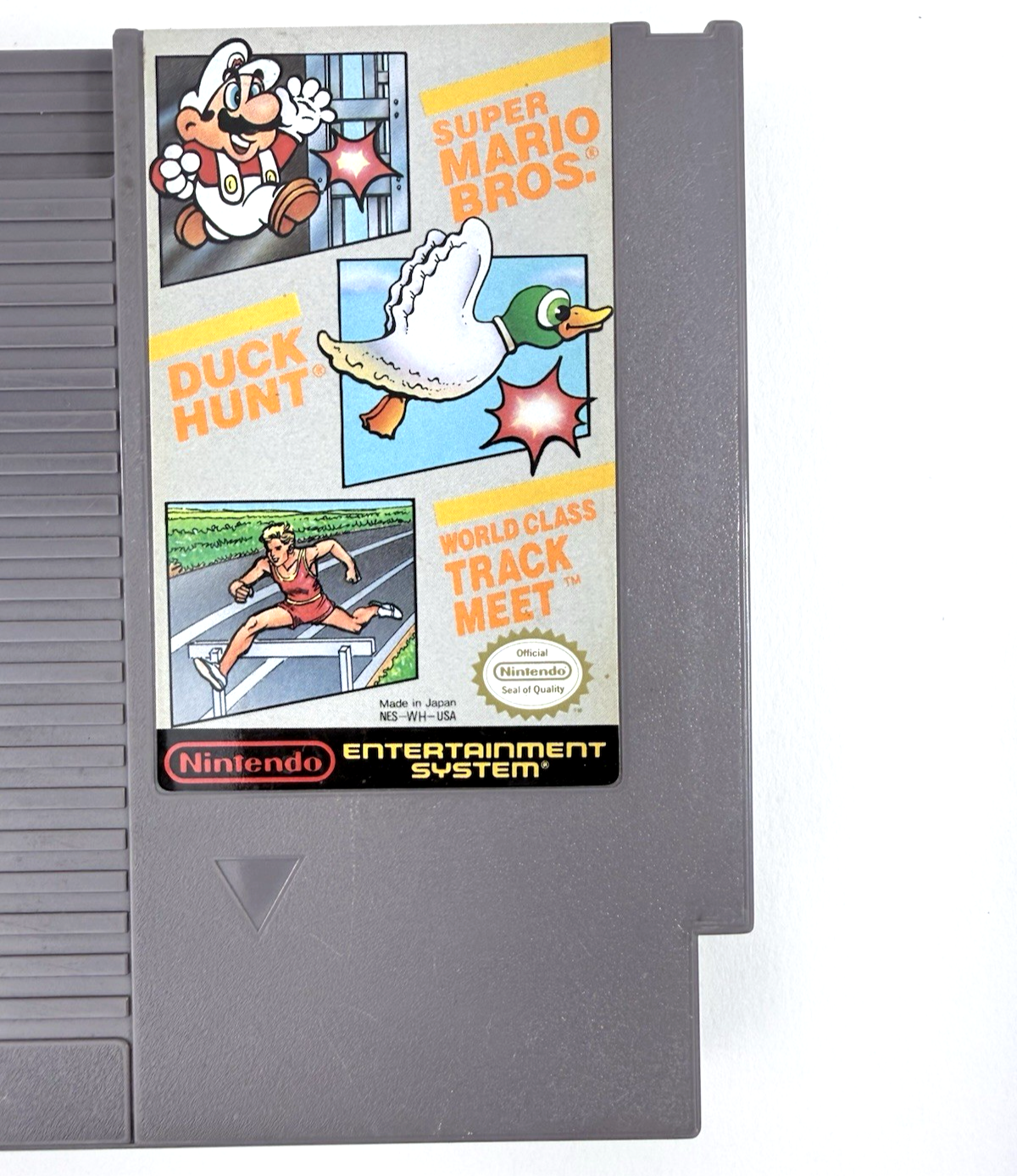 Super Mario Bros./Duck Hunt/World Class Track Meet (Nintendo NES, 1988) Tested