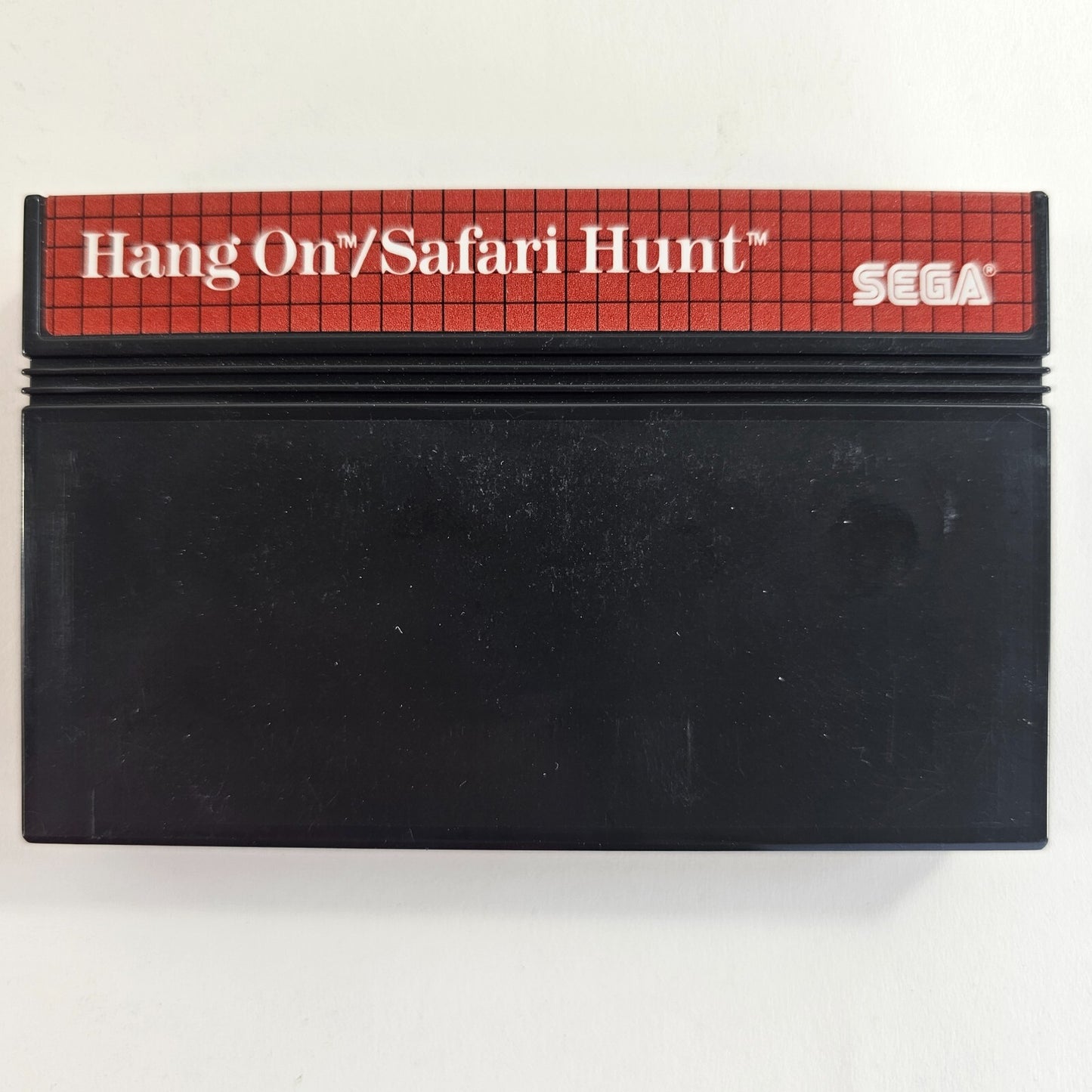 Hang On & Safari Hunt (Sega Master System, 1986) Game Case Manual - Tested