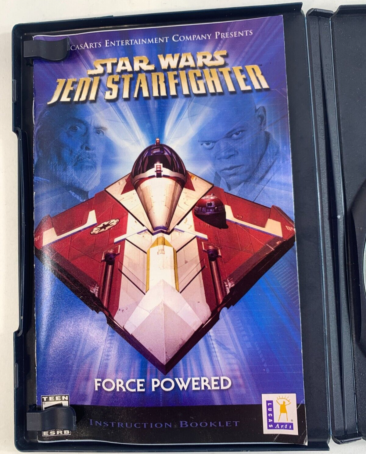 Star Wars: Jedi Starfighter (Sony PlayStation 2, 2002) Game Case Manual CIB