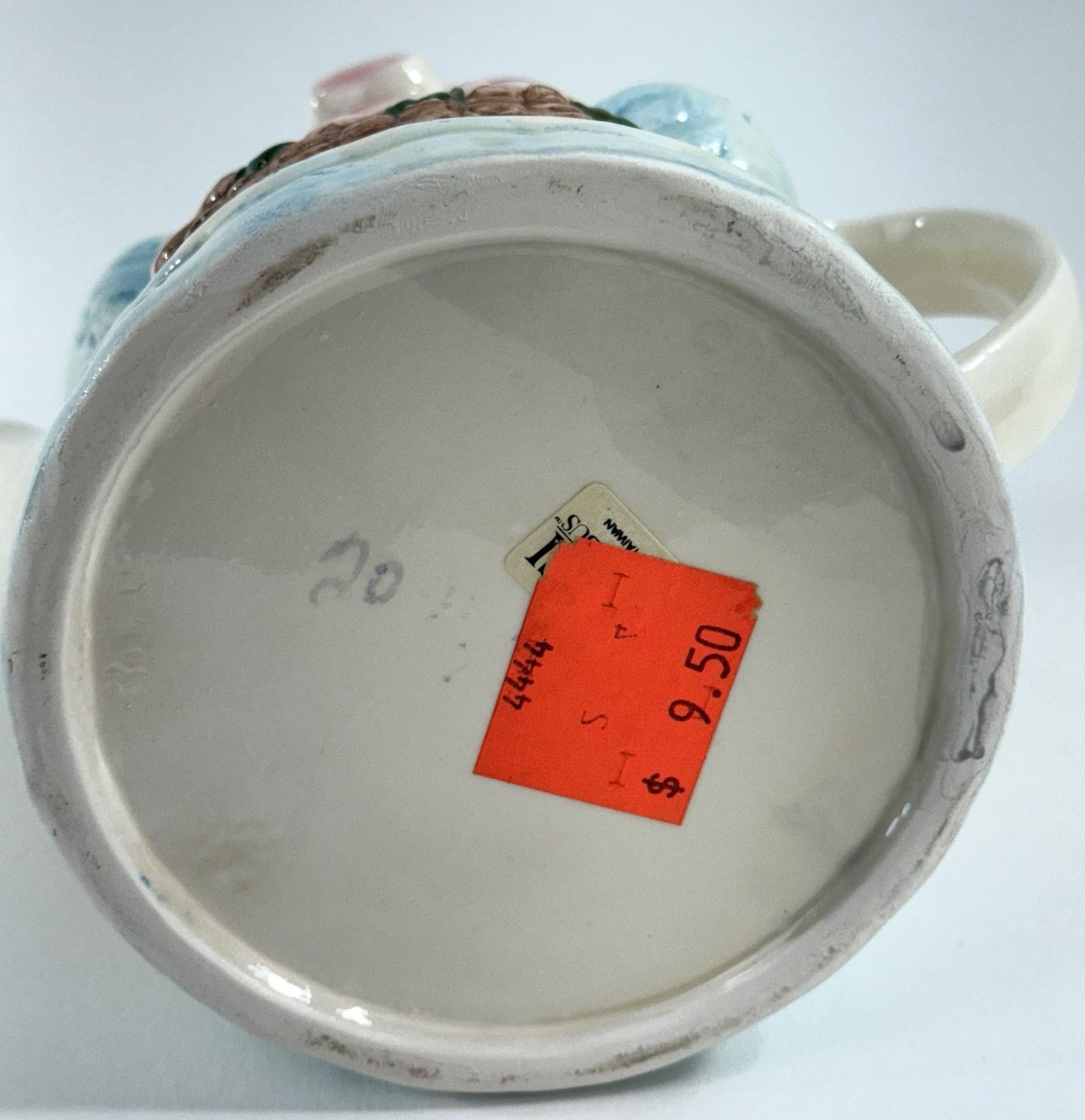 OCI Omnibus 1990s Miss Garden Pig Ceramic Decorative Teapot