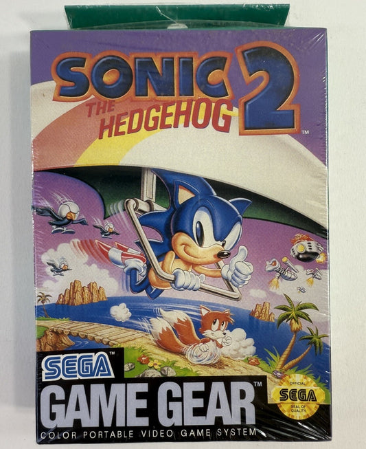 Sonic the Hedgehog 2 (Sega Game Gear, 1992) New, Factory Sealed