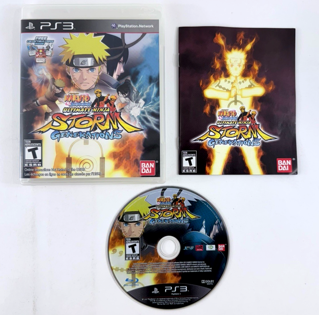 Naruto Shippuden Ultimate Ninja Storm Generations (PlayStation 3, 2012) Tested