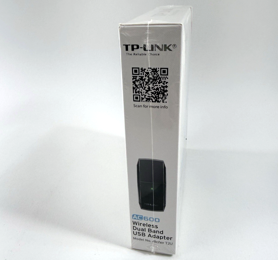 TP-LINK Archer T2U AC600 Wireless Dual Band USB Adapter - New, Sealed