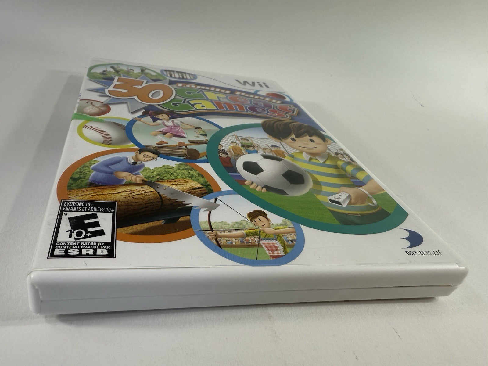 Family Party: 30 Great Games Outdoor Fun (Nintendo Wii, 2009) Game Case Manual