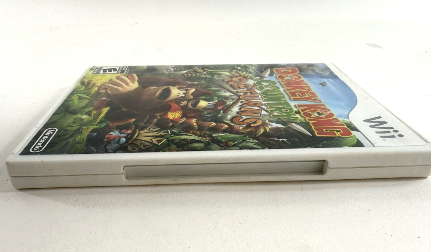 Donkey Kong Country Returns (Nintendo Wii, 2010) Game, Case, Manual - Tested