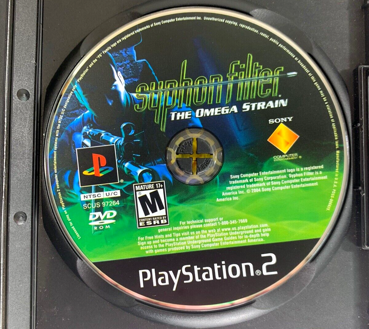 Syphon Filter: The Omega Strain (PlayStation 2, 2004) Game Case Manual Insert