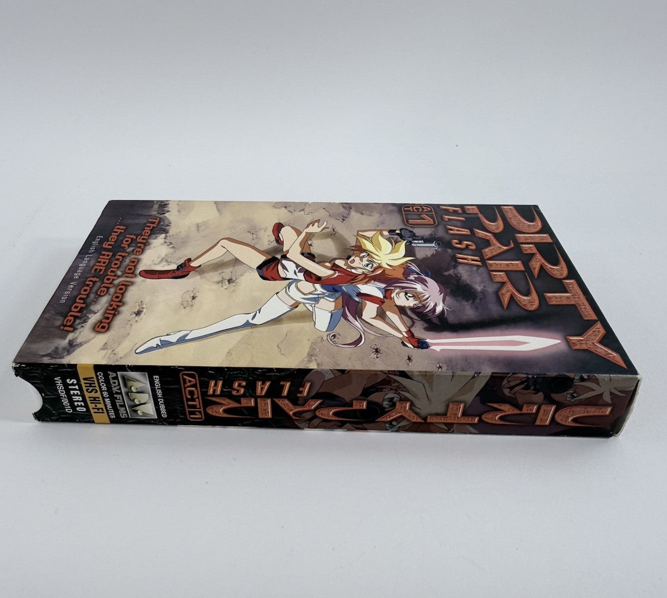 Dirty Pair Flash: Act 1 (VHS, 1998) English Dubbed - Tested and Working