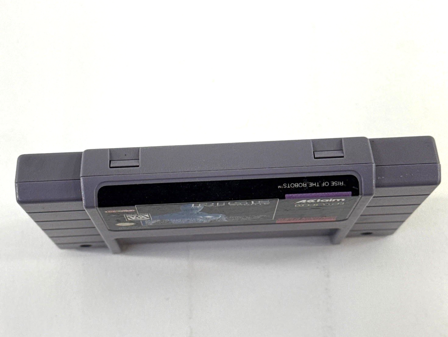 Rise of the Robots (Super Nintendo, 1994) Game Cartridge - Tested and Working