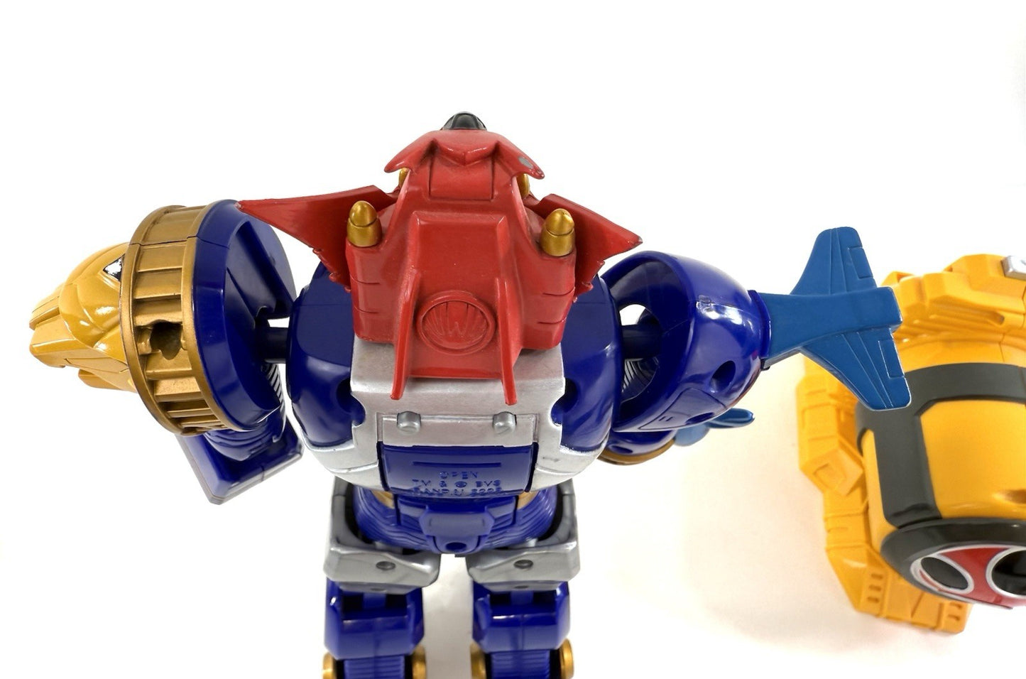 Bandai 2003 Power Rangers Ninja Storm 10" Lightning Megazord with Accessories