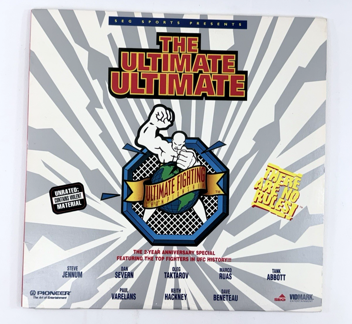 UFC's The Ultimate Ultimate (Laserdisc, 1996) Extended Play - Tested and Working