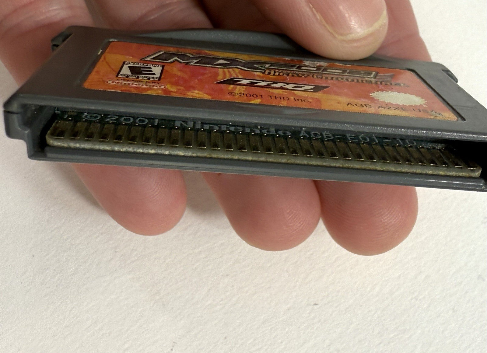 MX 2002 Featuring Ricky Carmichael (GameBoy Advance, 2001) Game Cartridge