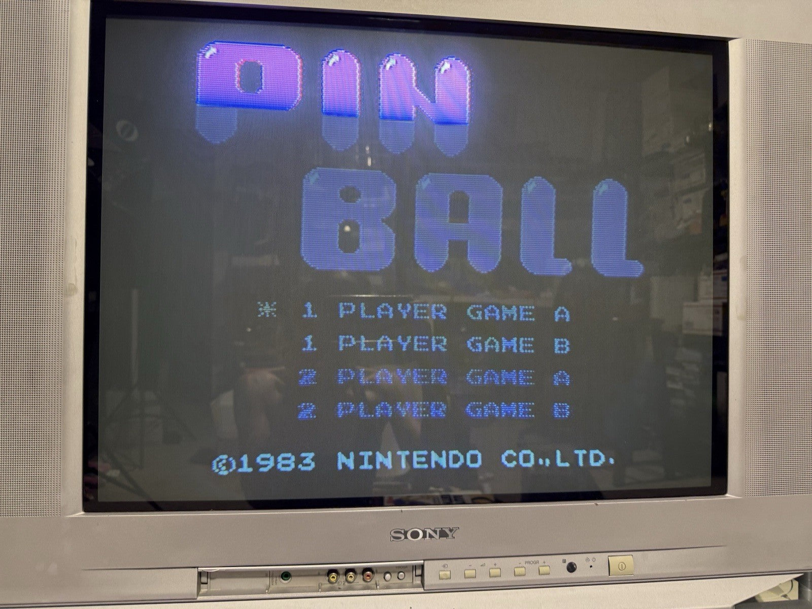 Pinball (Nintendo Entertainment System, 1985) Game Cartridge - Tested