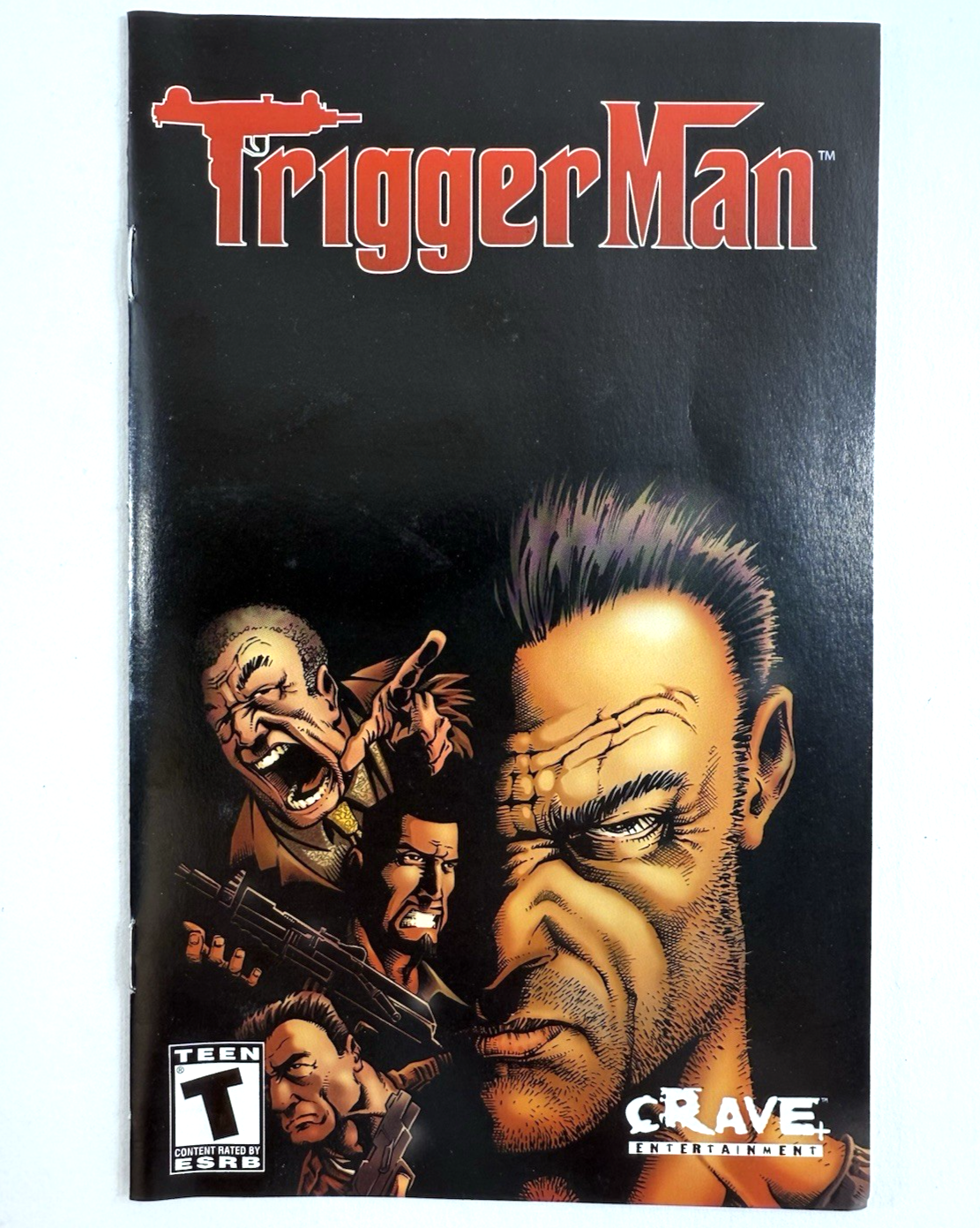 Trigger Man (Sony PlayStation 2, 2004) Game Case Manual - Tested and Working