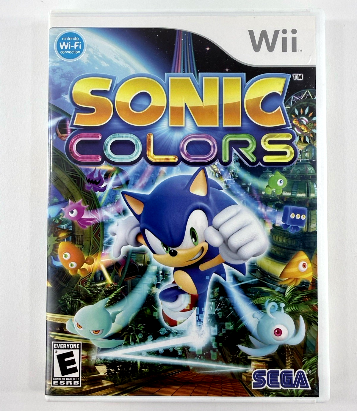 Sonic Colors (Nintendo Wii, 2010) Game, Case, Manual - Tested and Working