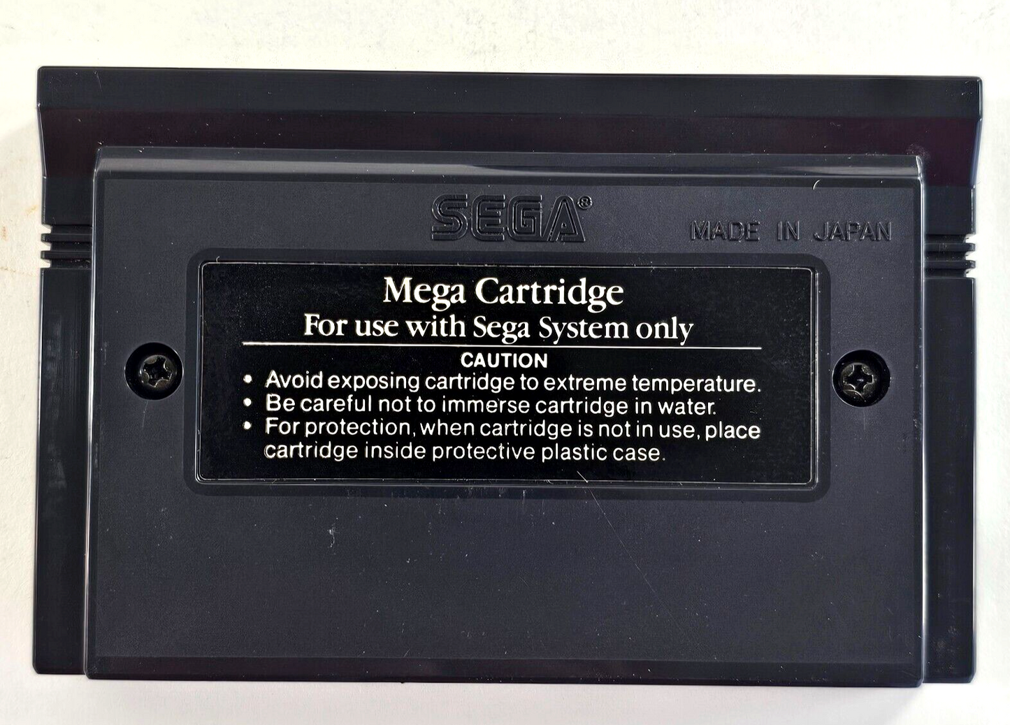 Global Defense (Sega Master System, 1987) Game Case Manual - Tested and Working