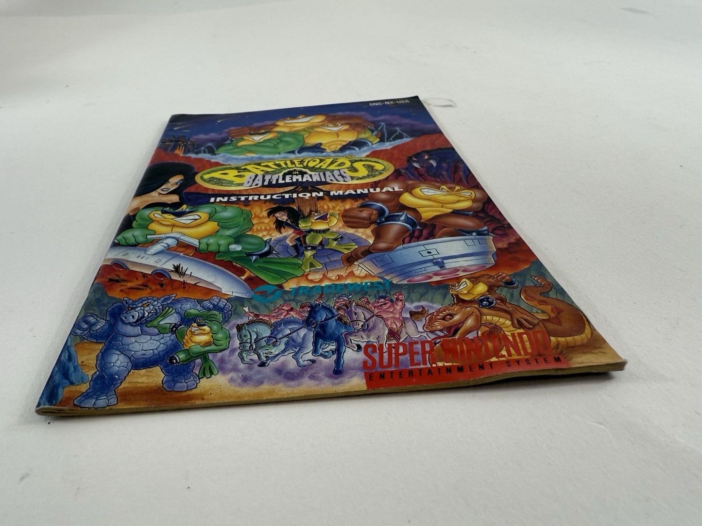 Battletoads in Battlemaniacs (Super Nintendo SNES, 1993) Instructional Manual