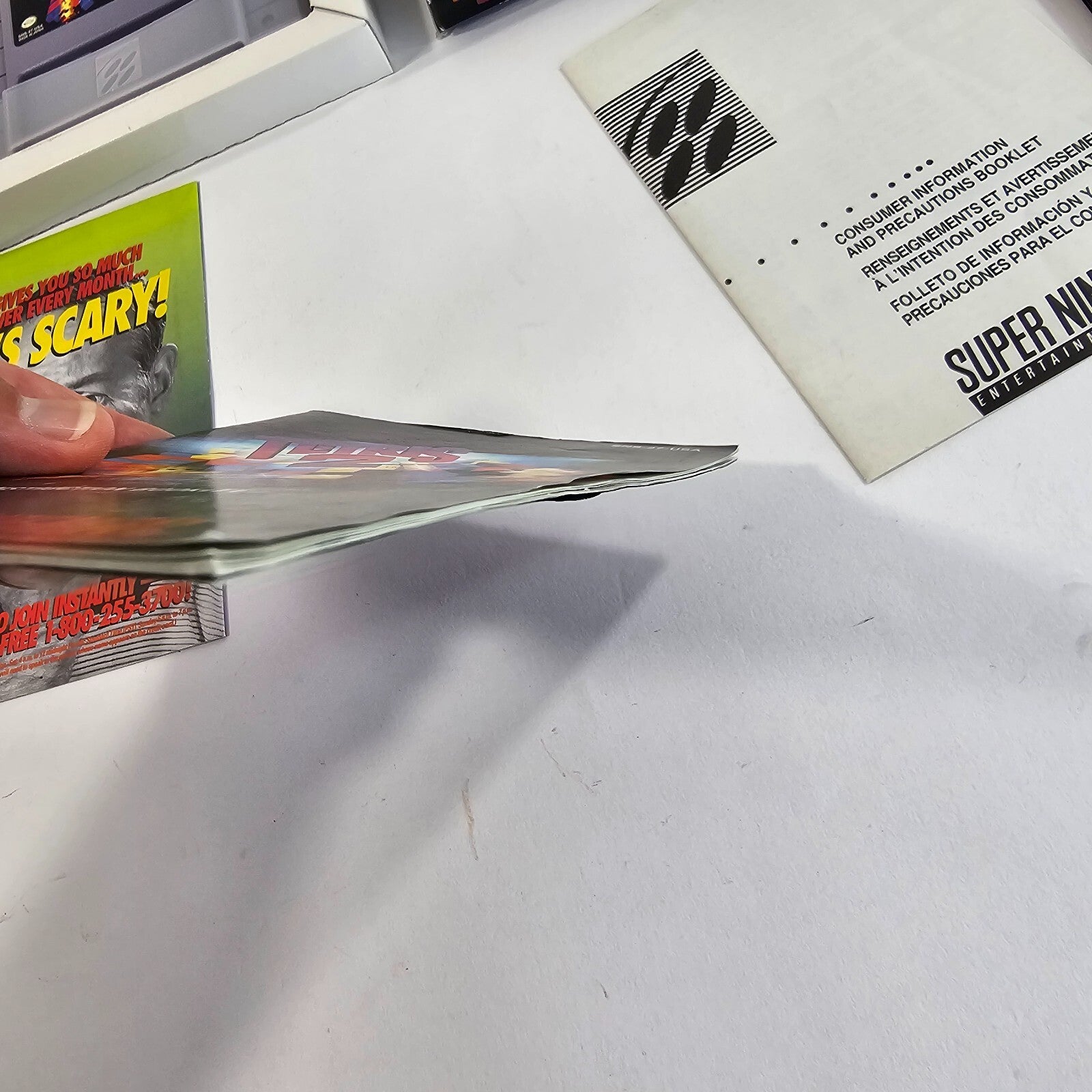 Tetris 2 (Super Nintendo, 1994) Game Box Manual Inserts Poster - Tested