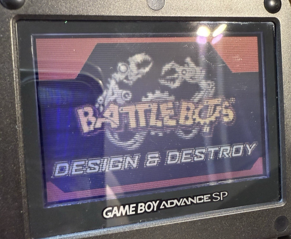 BattleBots: Design & Destroy (Nintendo GameBoy Advance, 2003) Game Cartridge