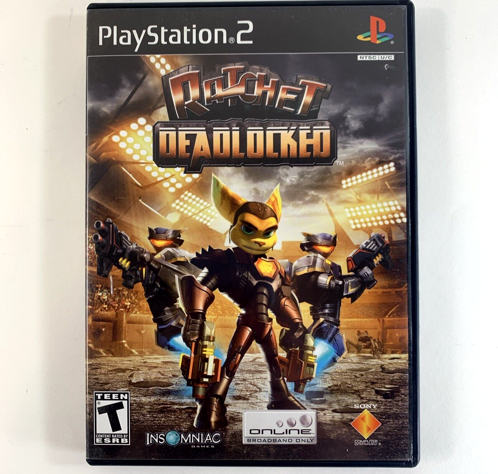 Ratchet: Deadlocked (Sony PlayStation 2, 2005) Game Case Manual - Tested