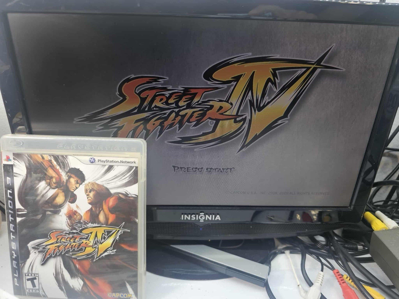 Street Fighter IV (Sony PlayStation 3, 2009) Game and Case - Tested and Working