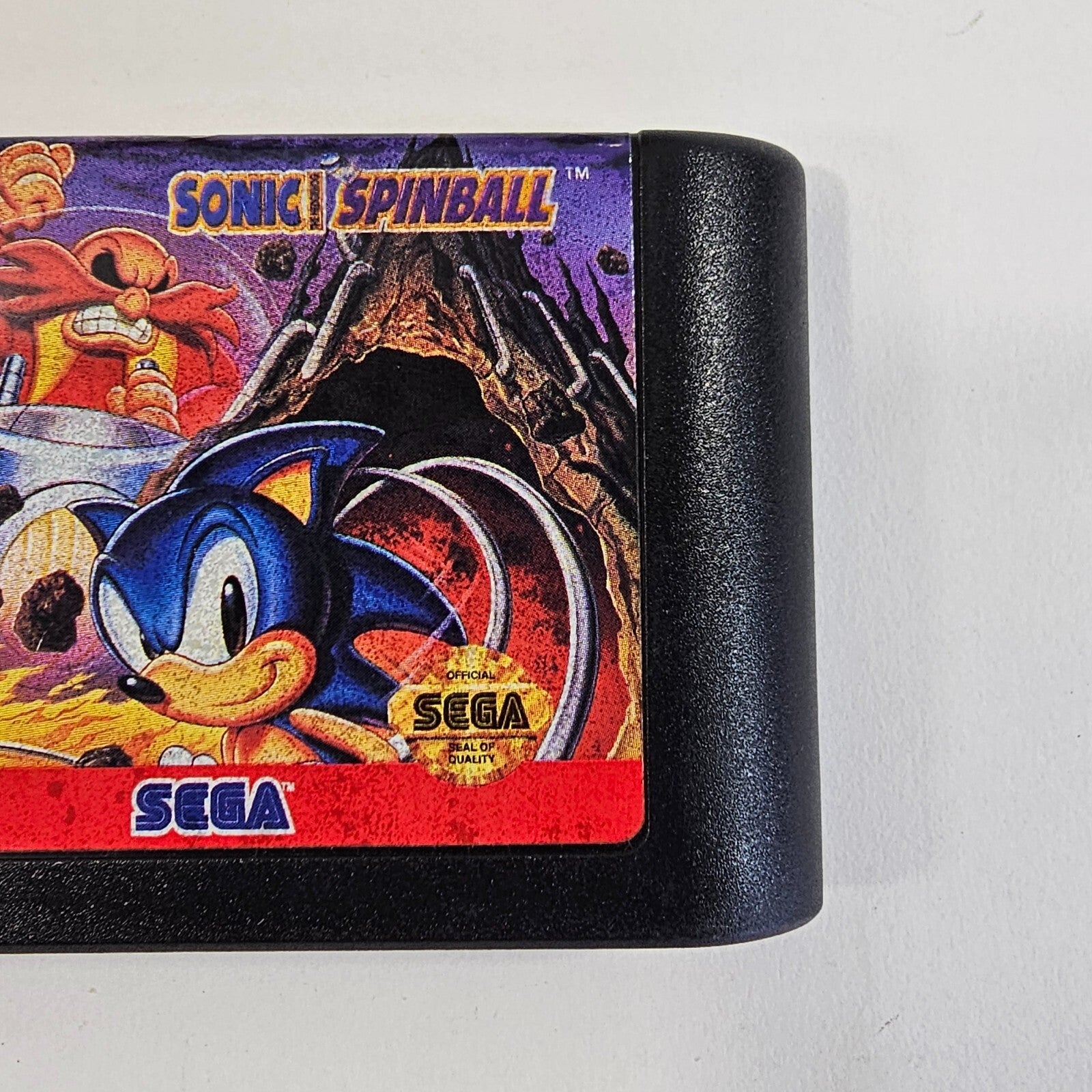 Sonic Spinball (Sega Genesis, 1993) Game Case Manual - Tested and Working