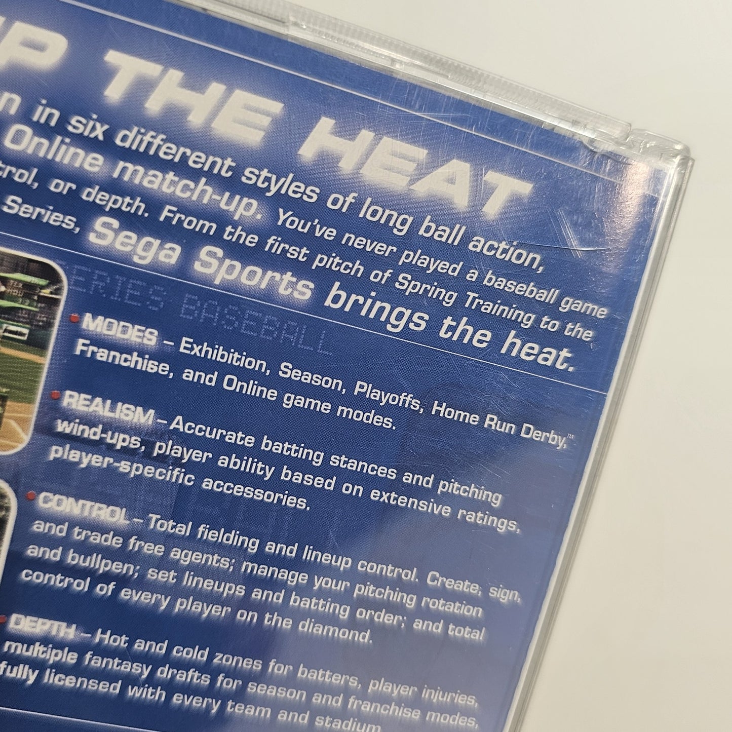 World Series Baseball 2K2 (Sega Dreamcast, 2001) Game Case Manual - Tested