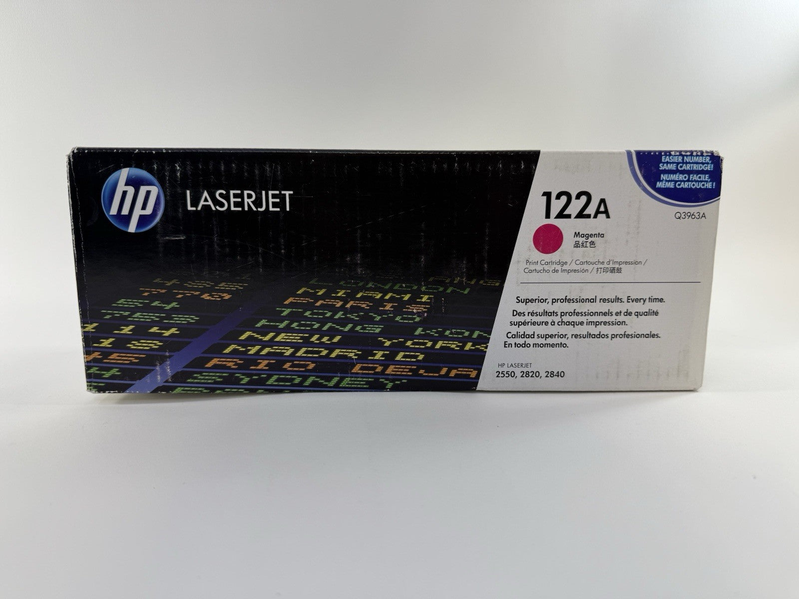 HP 122A Q3963A Magenta Toner Print Cartridge For LaserJet 2550/2820/2840 - New