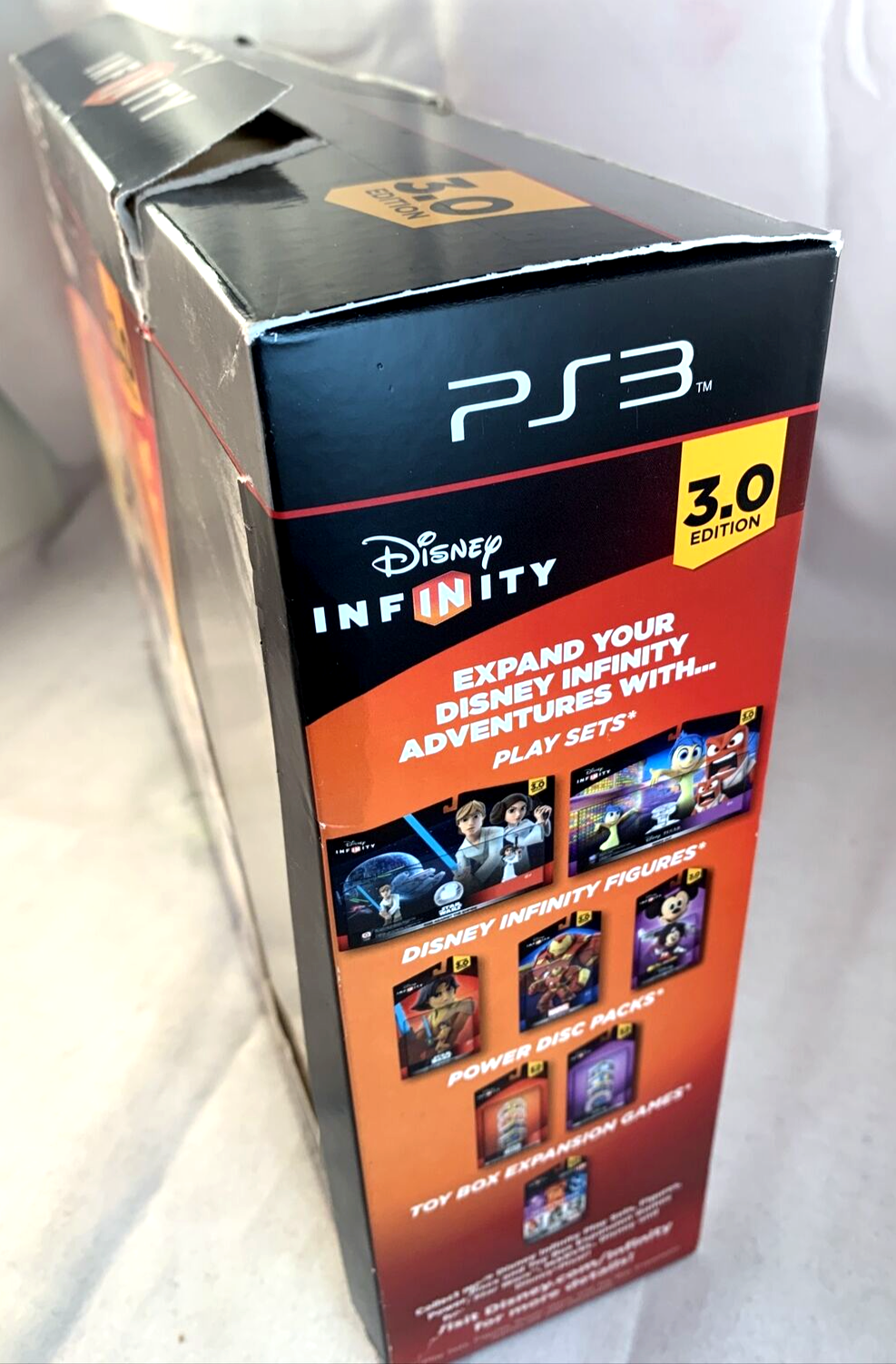 Star Wars Disney Infinity 3.0 Edition Game Starter Pack PS3  New- Damaged Box
