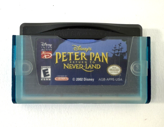Peter Pan: Return To Neverland (Gameboy Advance, 2002) Game Cartridge - Tested