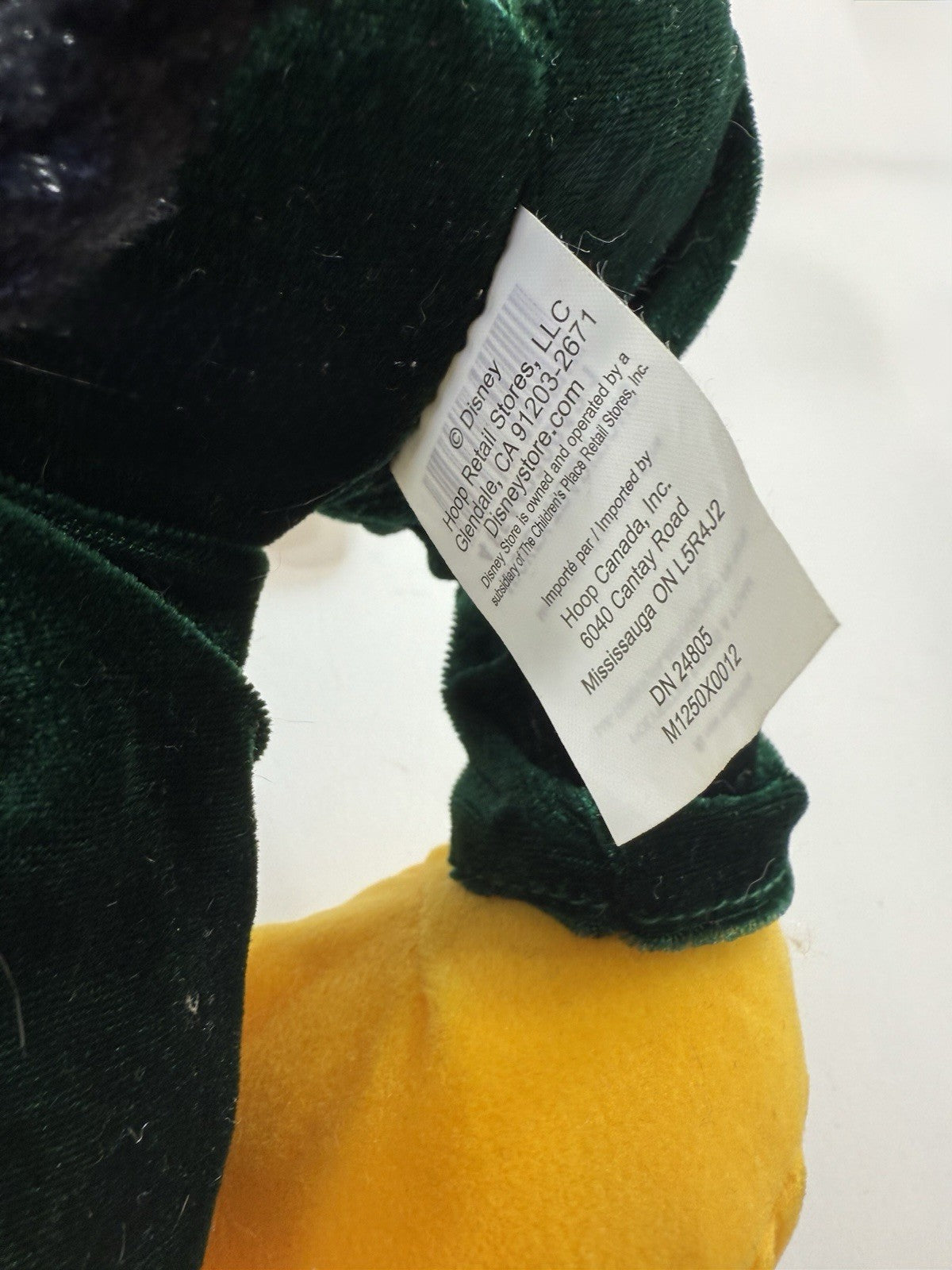 Disney Store Mickey Traditions Christmas 12" Mickey and Minnie Velvet Plush Set