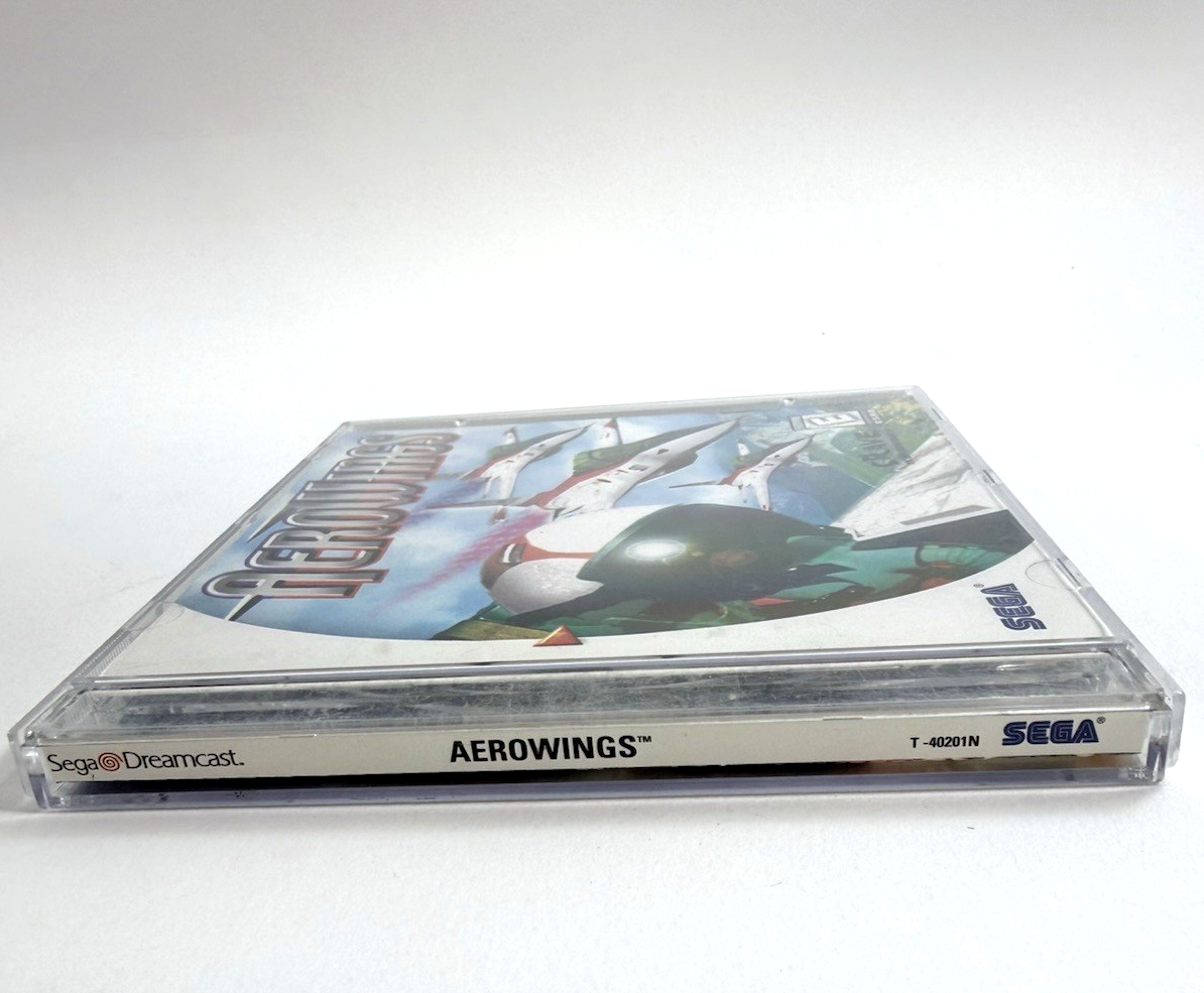 AeroWings (Sega Dreamcast, 1999) Game Case Manual - Tested and Working