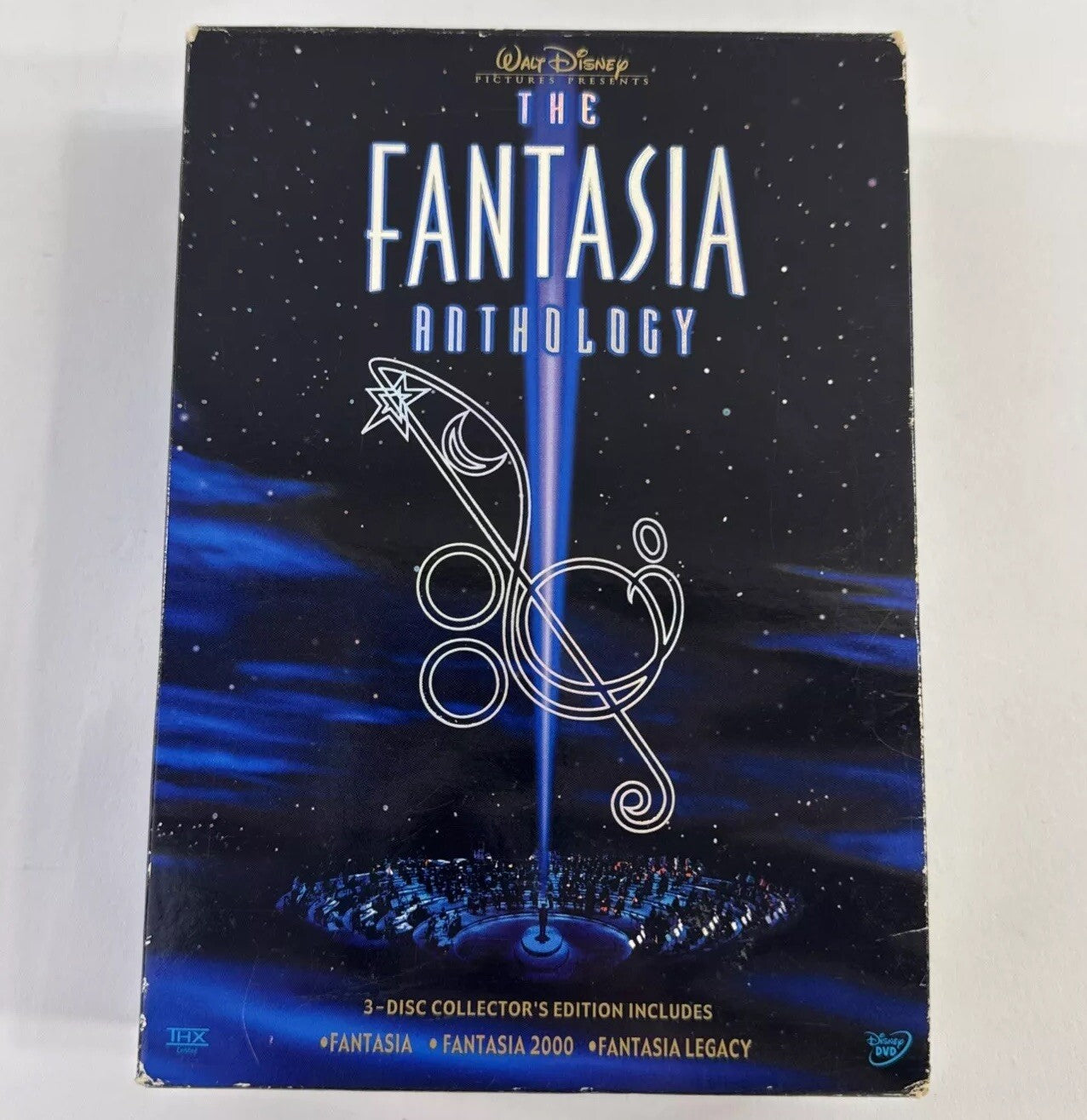 Fantasia Anthology (DVD, 2000, 3-Disc Set) Tested And Working
