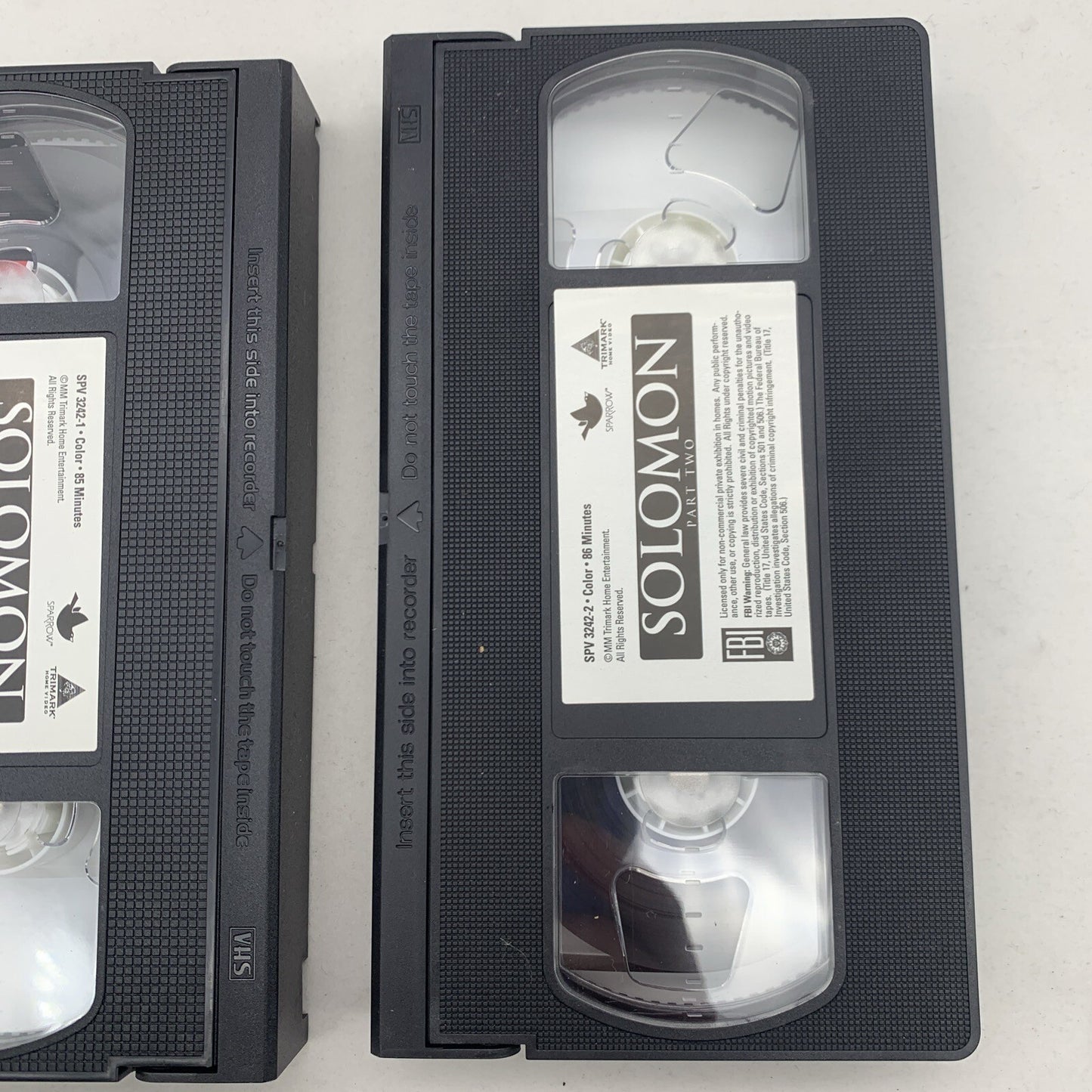 The Bible: Solomon (VHS, 2000) Ben Cross/Vivica A. Fox/Max Von Sydow